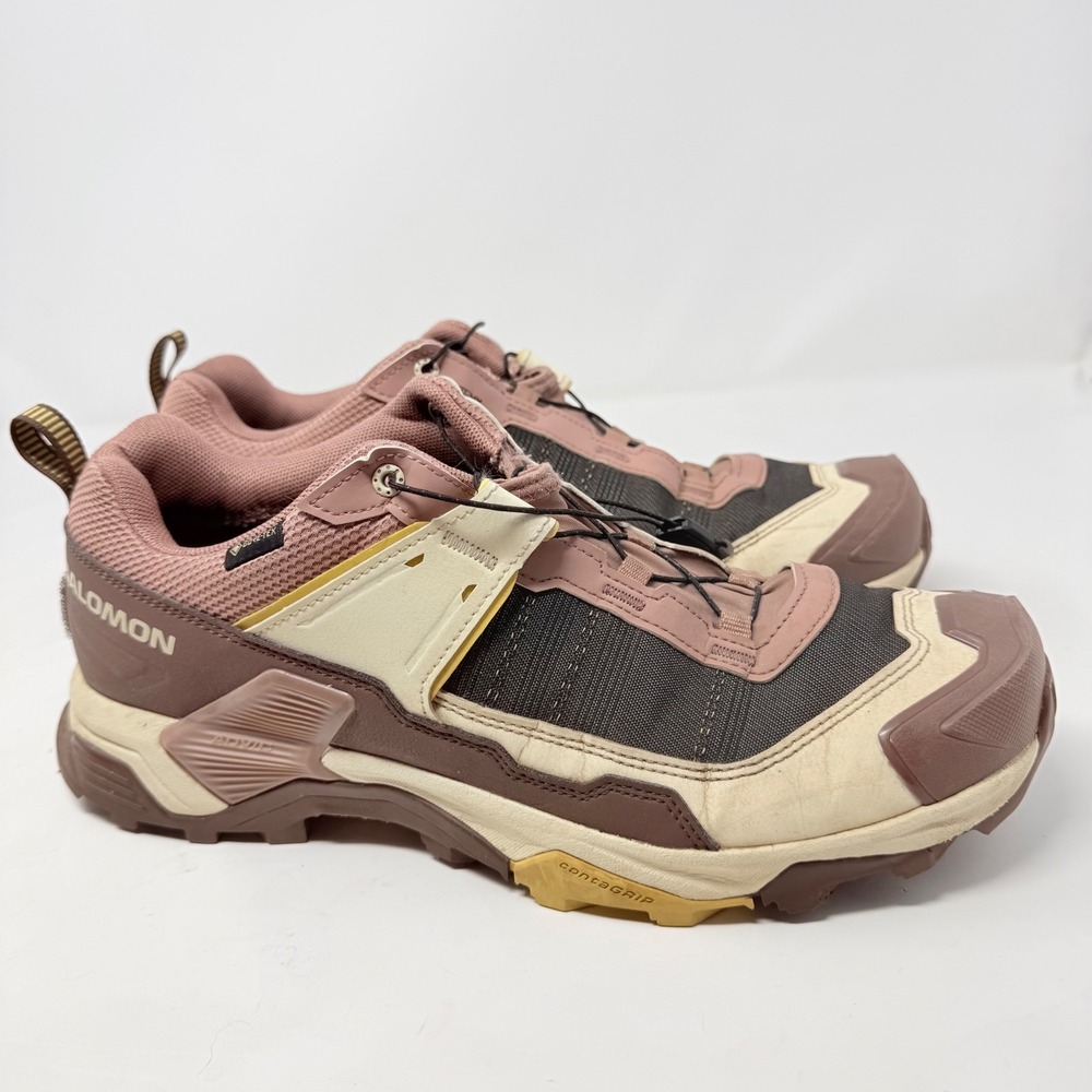 Salomon X Ultra 5 Gore-Tex Hiking Shoes Mauve Brown 477260 Mens 11